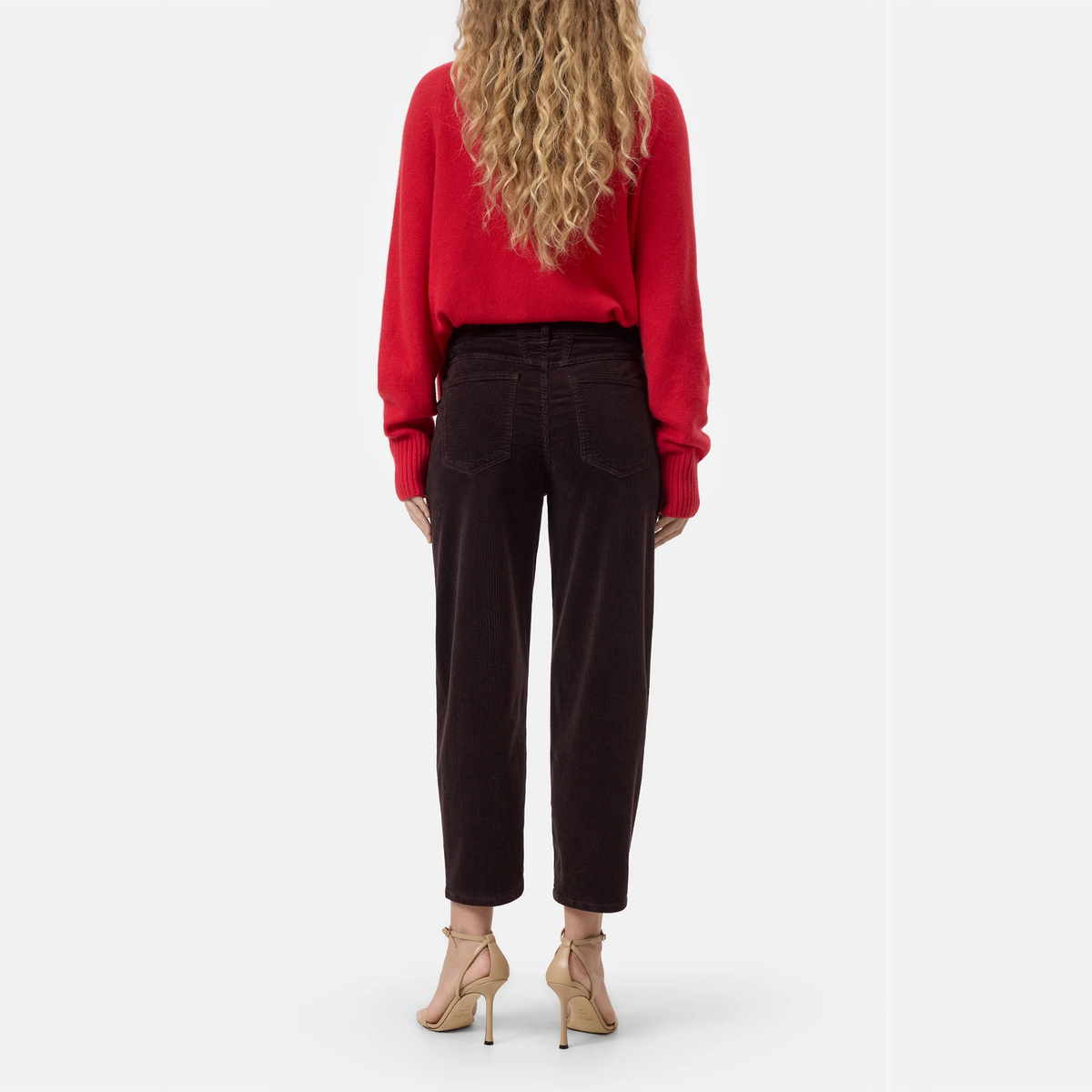 CLOSED Cordhose STOVER-X Mid Waist - Braun