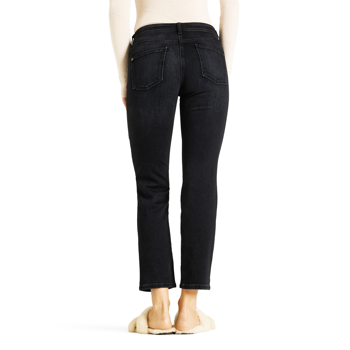 Jeans PIPER CROPPED Mid Waist - Blau