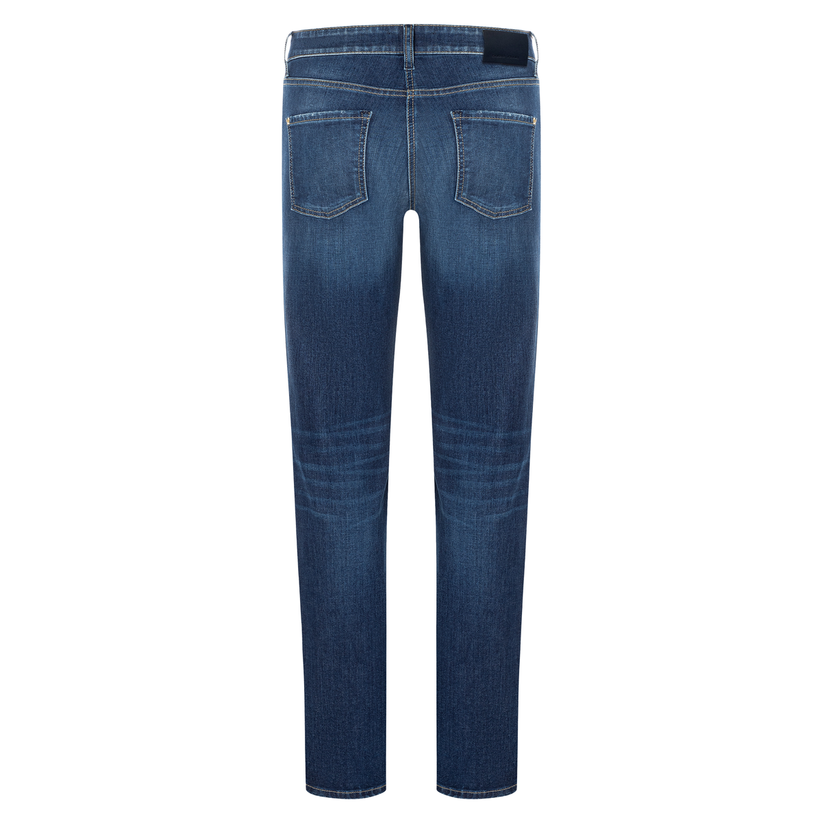 CAMBIO Jeans PIPER LONG Mid Waist Damen in Blau - Rückansicht