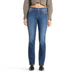 CAMBIO Jeans PIPER LONG Mid Waist Damen in Blau - Seitenansicht