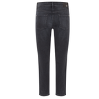 CAMBIO Jeans PIPER SHORT Mid Waist Damen in Blau - Rückansicht