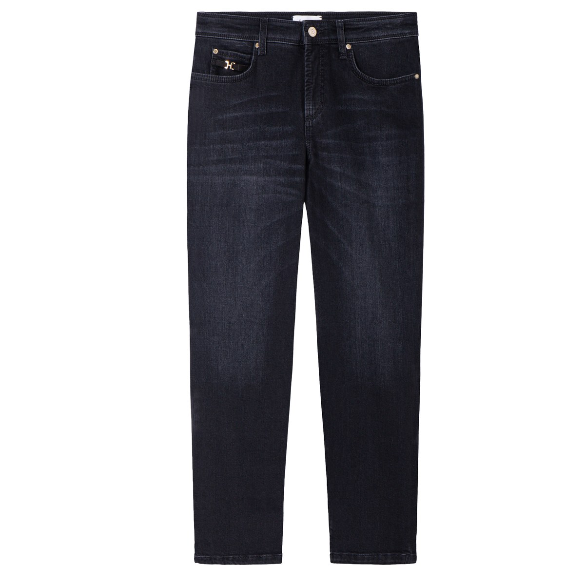 CAMBIO Jeans PIPER SHORT TRENSEN DETAILS Mid Waist - Modern Dark