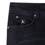 CAMBIO Jeans PIPER SHORT TRENSEN DETAILS Mid Waist - Modern Dark