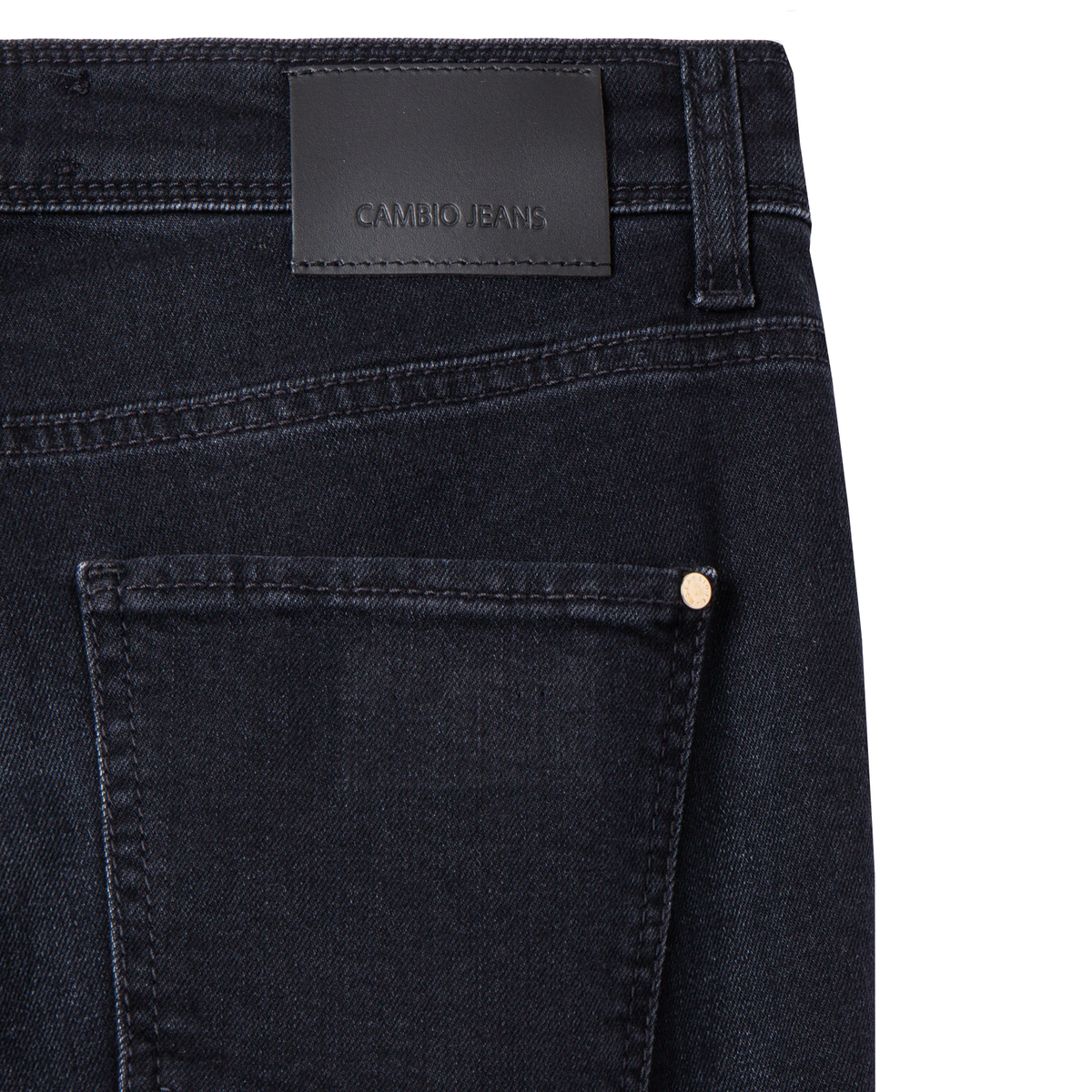 CAMBIO Jeans PIPER SHORT TRENSEN DETAILS Mid Waist - Modern Dark