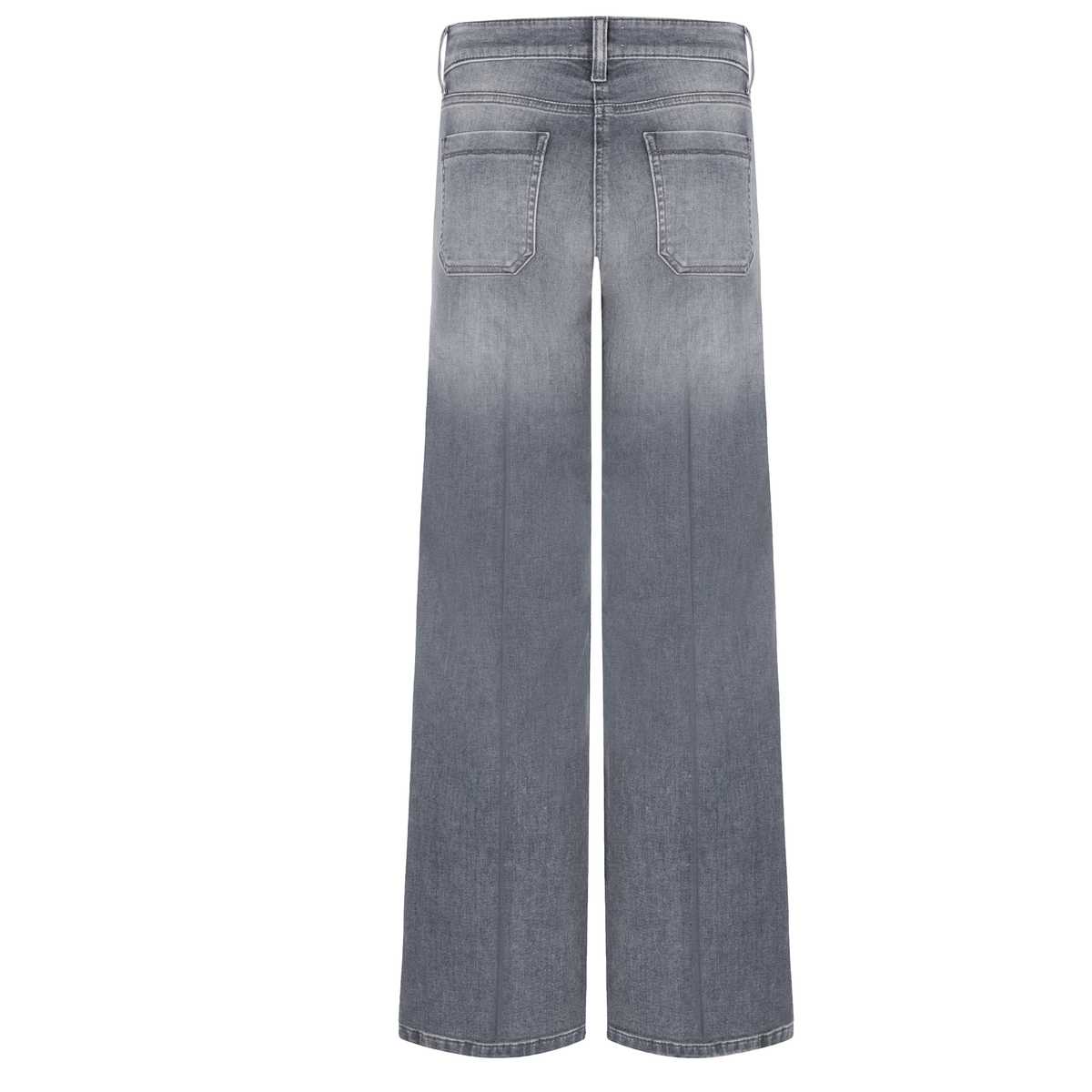 CAMBIO Jeans Tess Mid Waist Damen in Grau - Rückansicht