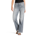 CAMBIO Jeans Tess Mid Waist Damen in Grau - Seitenansicht