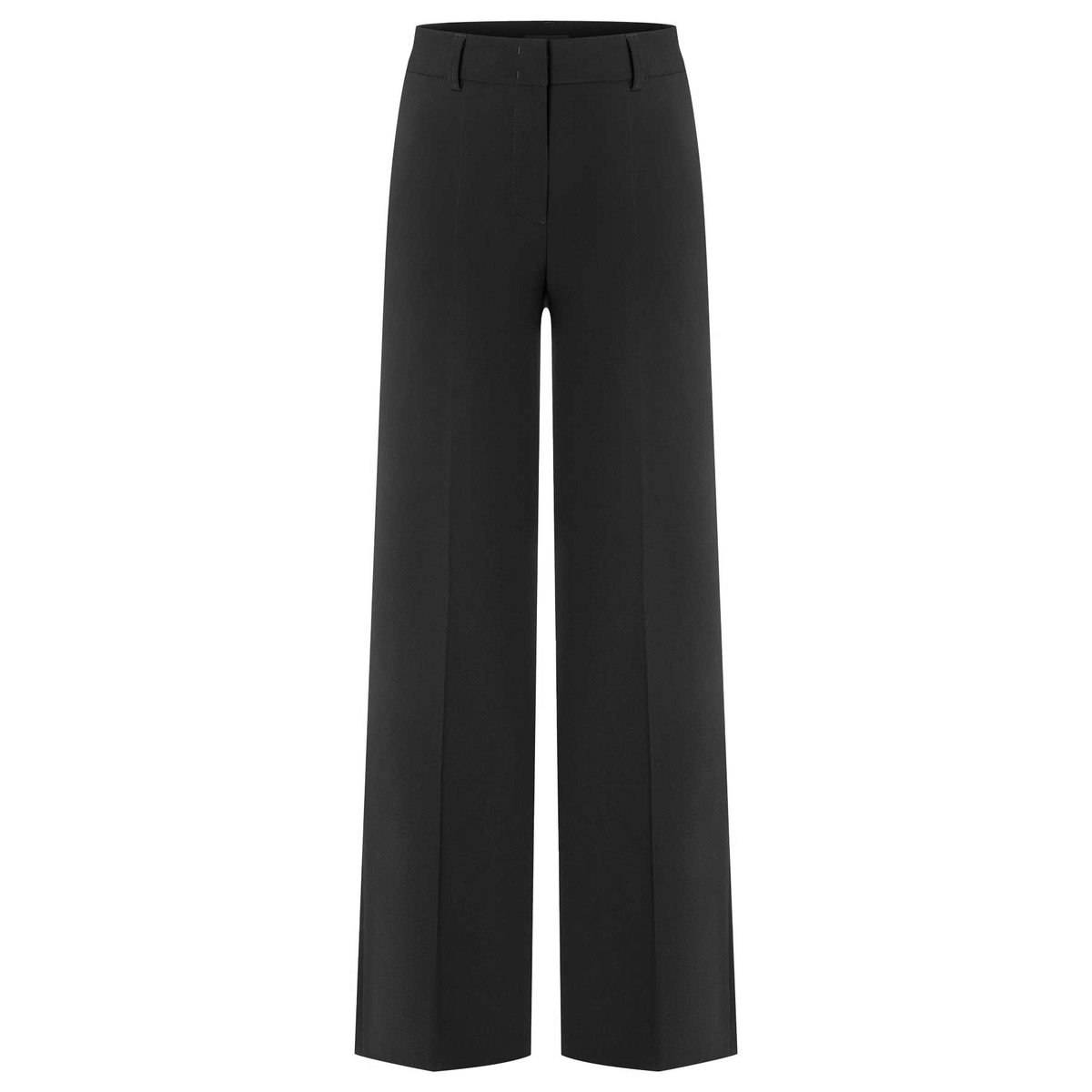 CAMBIO Hose AMELIE mit Bügelfalte Damen in Schwarz - Vorderansicht