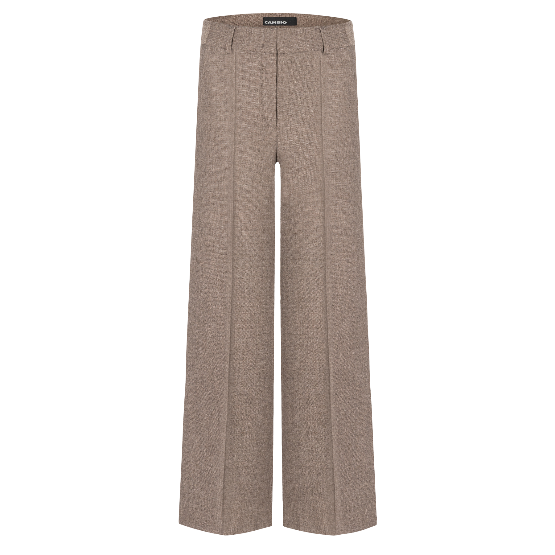 CAMBIO Hose AMELIE mit Baumwolle Damen in Braun - Vorderansicht