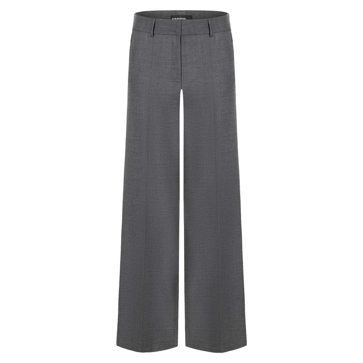 CAMBIO Hose AMELIE mit Wolle Damen in Grau - Vorderansicht