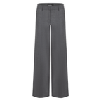 CAMBIO Hose AMELIE mit Wolle Damen in Grau - Vorderansicht