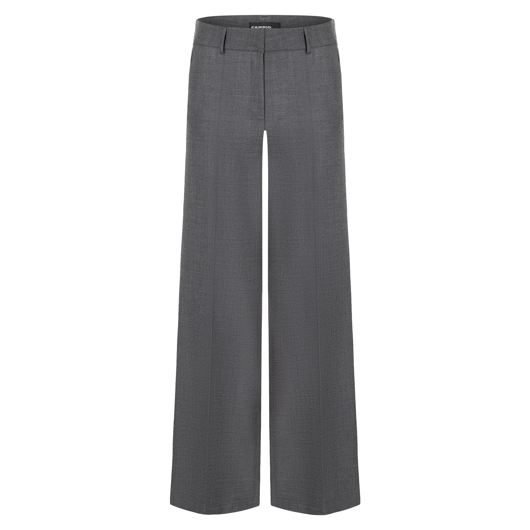 CAMBIO Hose AMELIE mit Wolle Damen in Grau - Vorderansicht