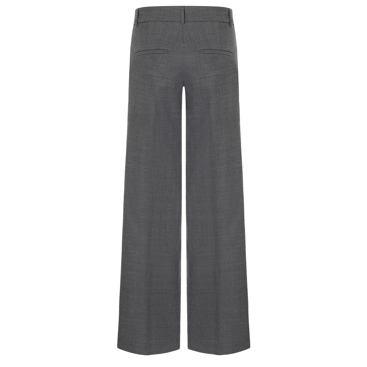 CAMBIO Hose AMELIE mit Wolle Damen in Grau - Rückansicht