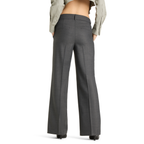 CAMBIO Hose AMELIE mit Wolle Damen in Grau - Detailansicht