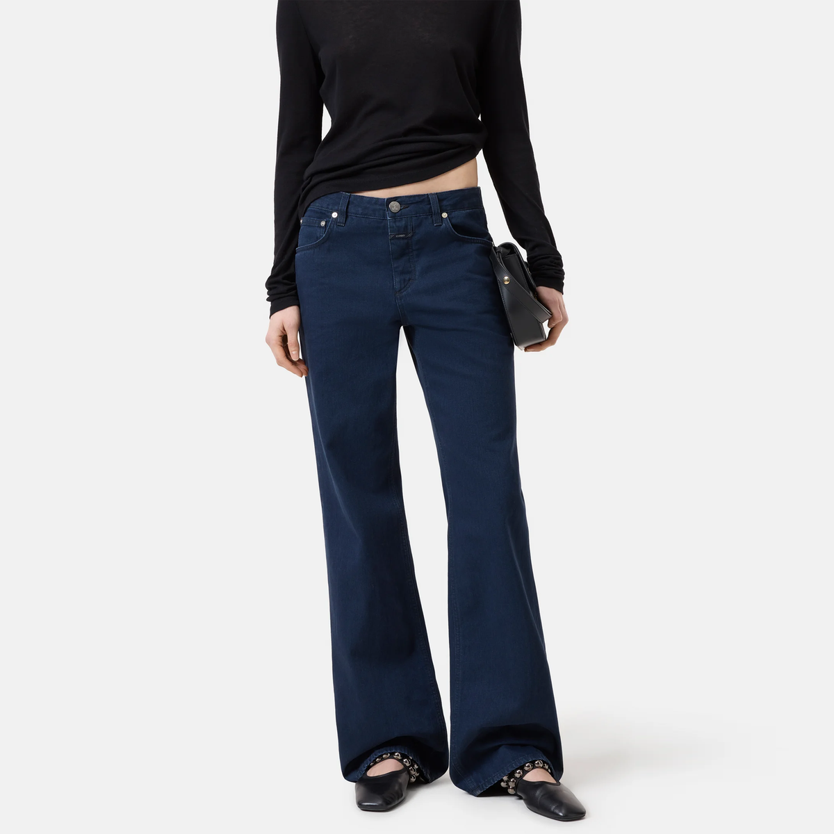 CLOSED Jeans GILLAN Mid Waist Damen in Blau - Rückansicht