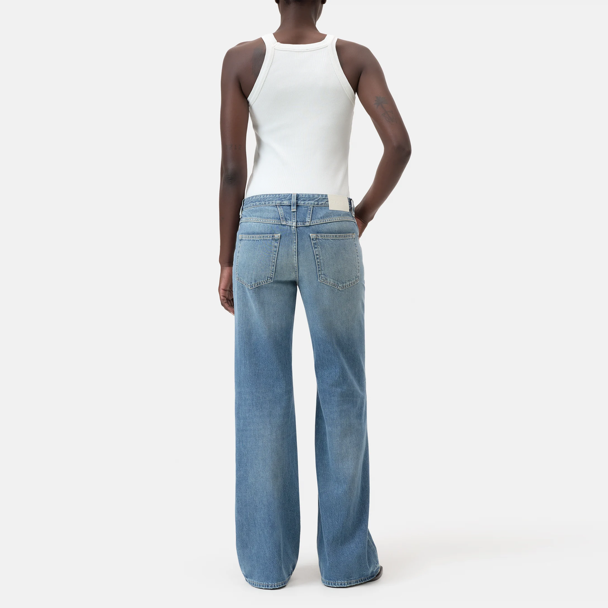 CLOSED Jeans GILLAN Mid Waist Damen in Blau - Seitenansicht