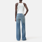 CLOSED Jeans GILLAN Mid Waist Damen in Blau - Seitenansicht