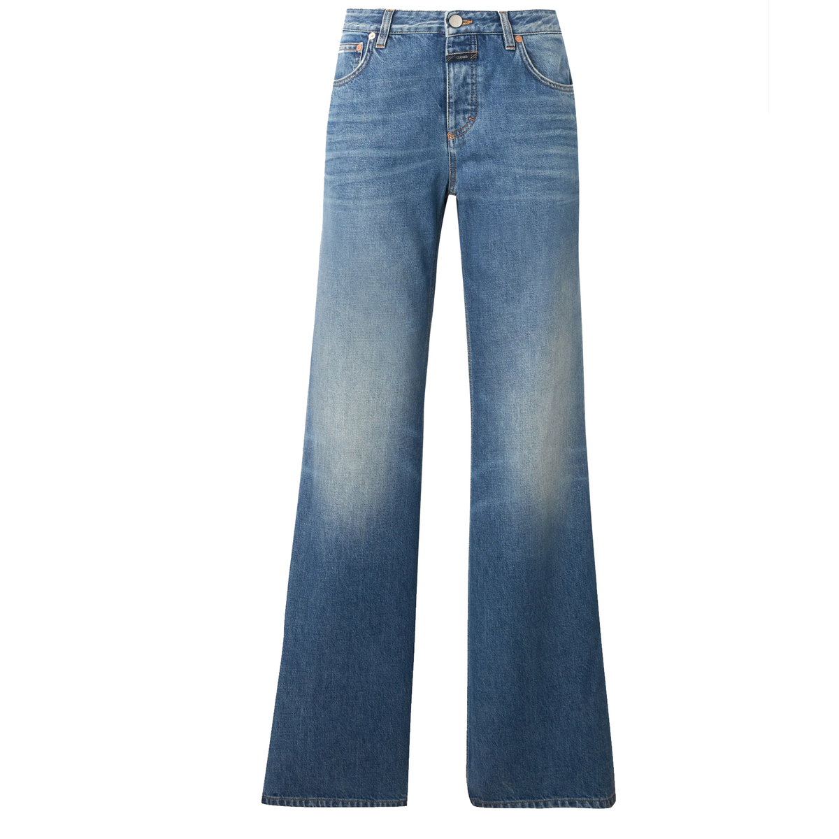 CLOSED Jeans GILLAN Mid Waist Damen in Blau - Vorderansicht