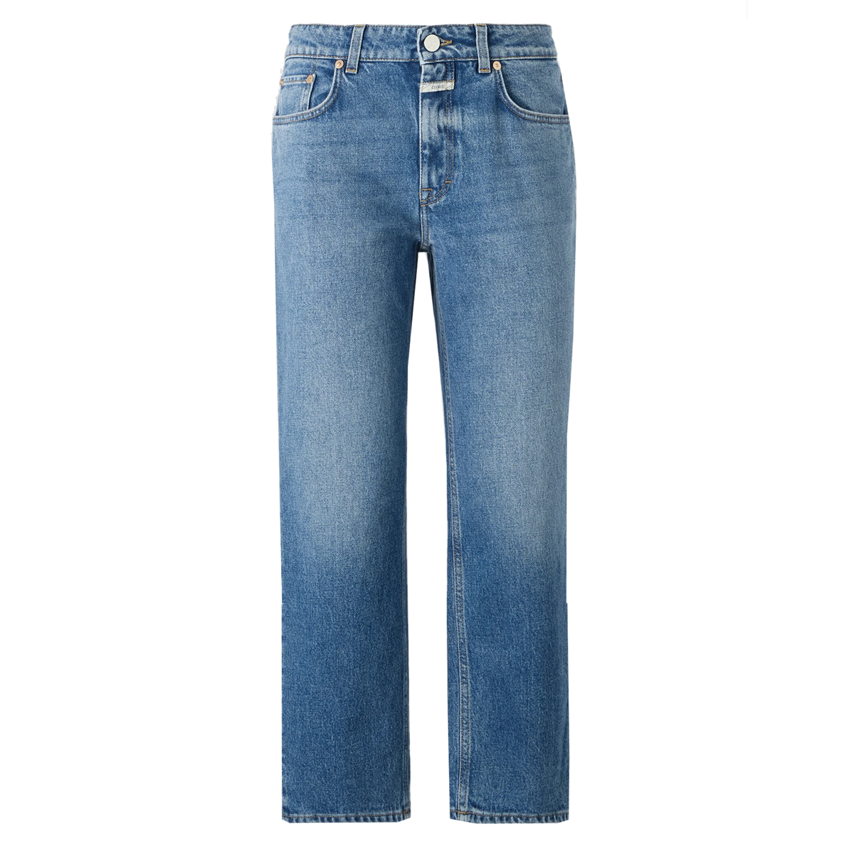 CLOSED Jeans MILO Mid Waist Damen in Blau - Vorderansicht