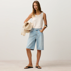 CLOSED Jeansshorts JENICA Mid Waist - Blau