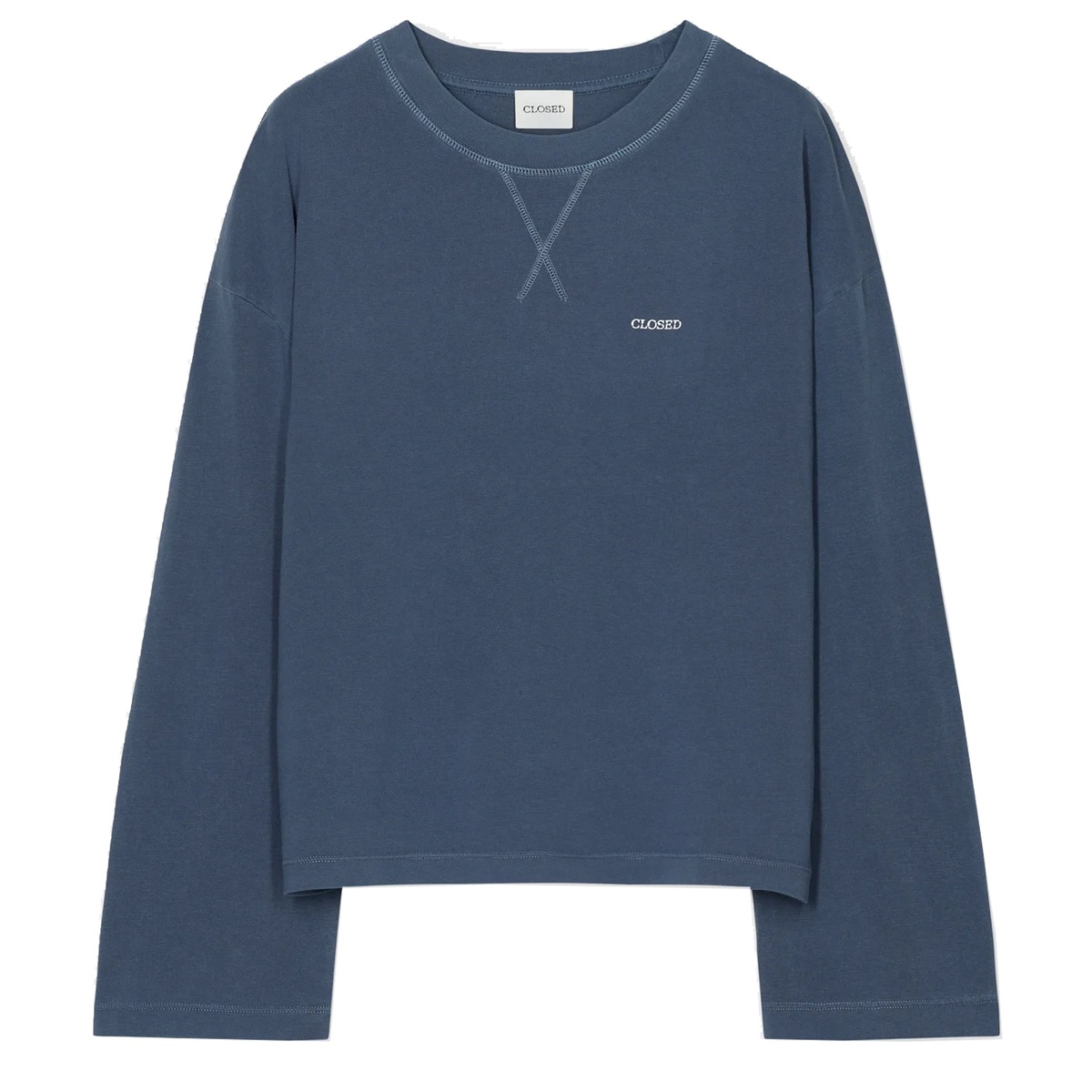 CLOSED Langarmshirt aus Bio-Baumwolle - Storm Blue