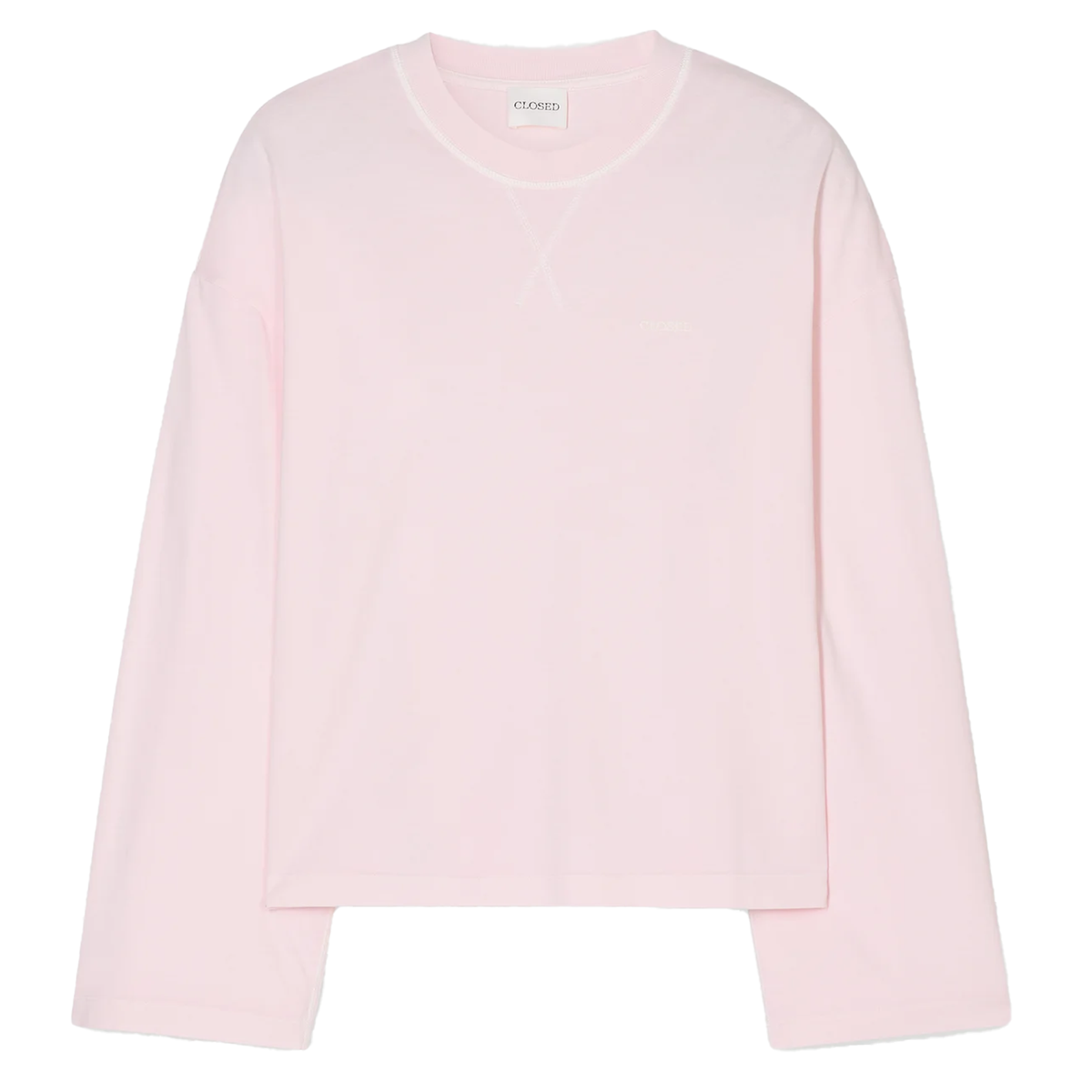 CLOSED Langarmshirt aus Bio-Baumwolle - Rosewater Pink