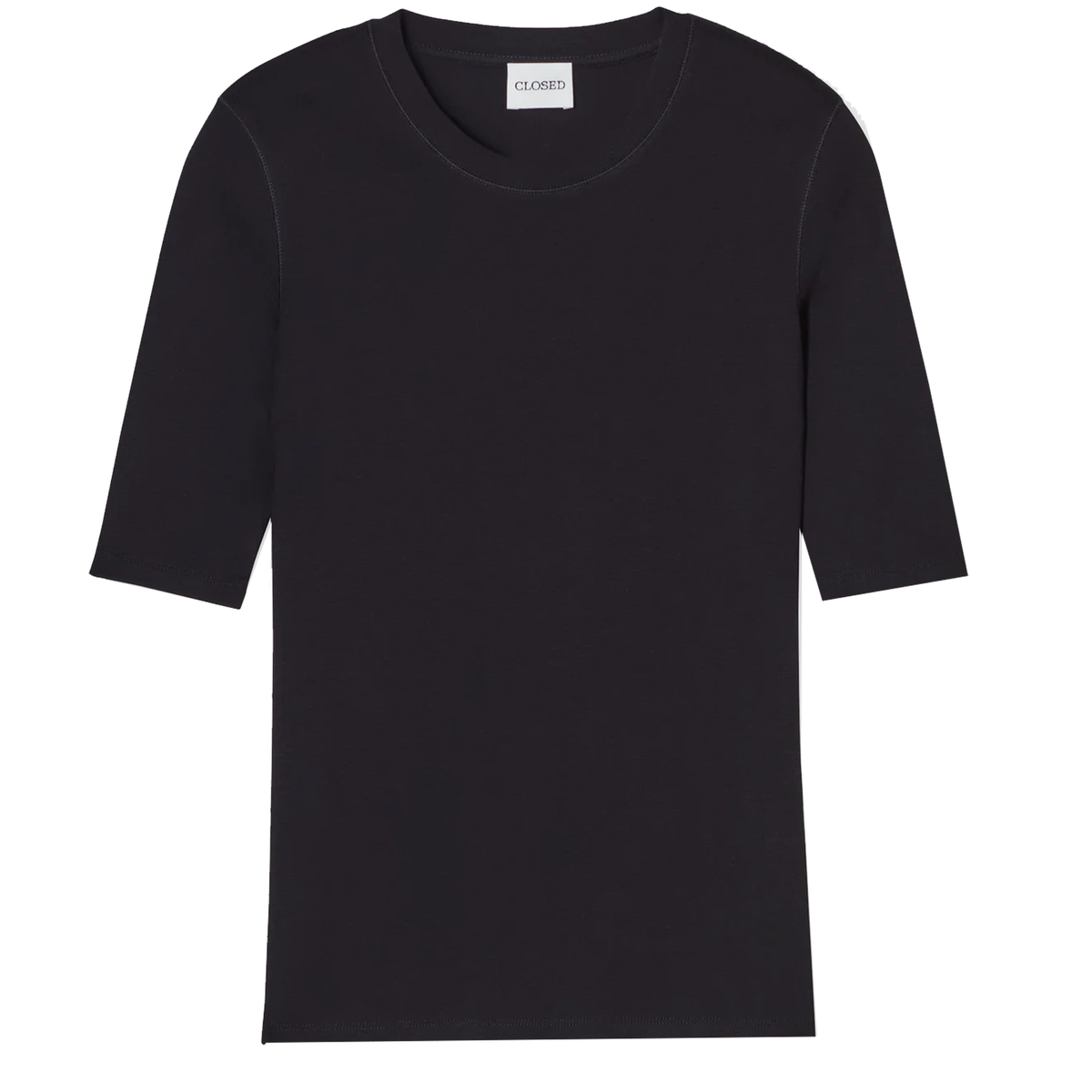 CLOSED T-Shirt mit Modal - Black
