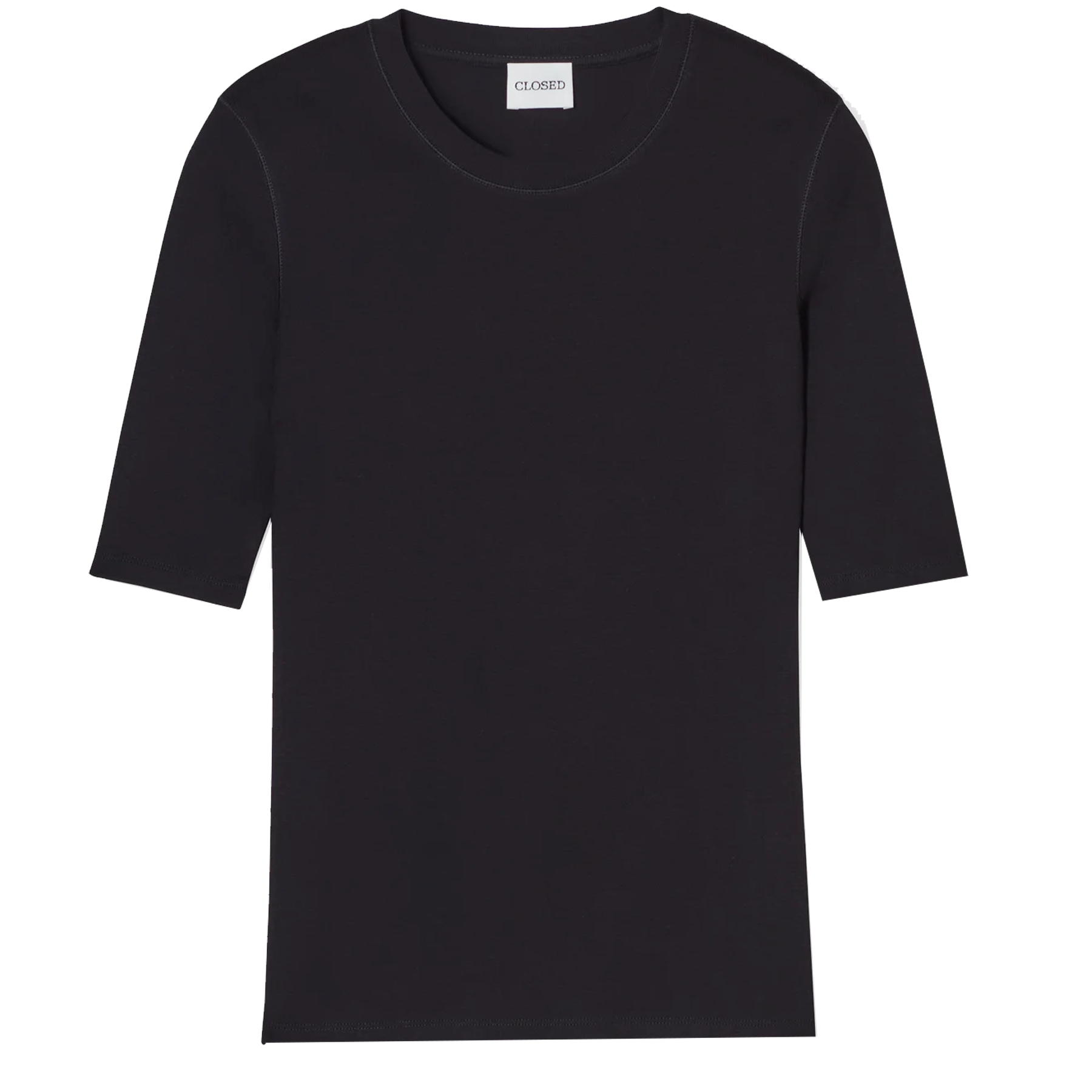 CLOSED T-Shirt mit Modal - Black
