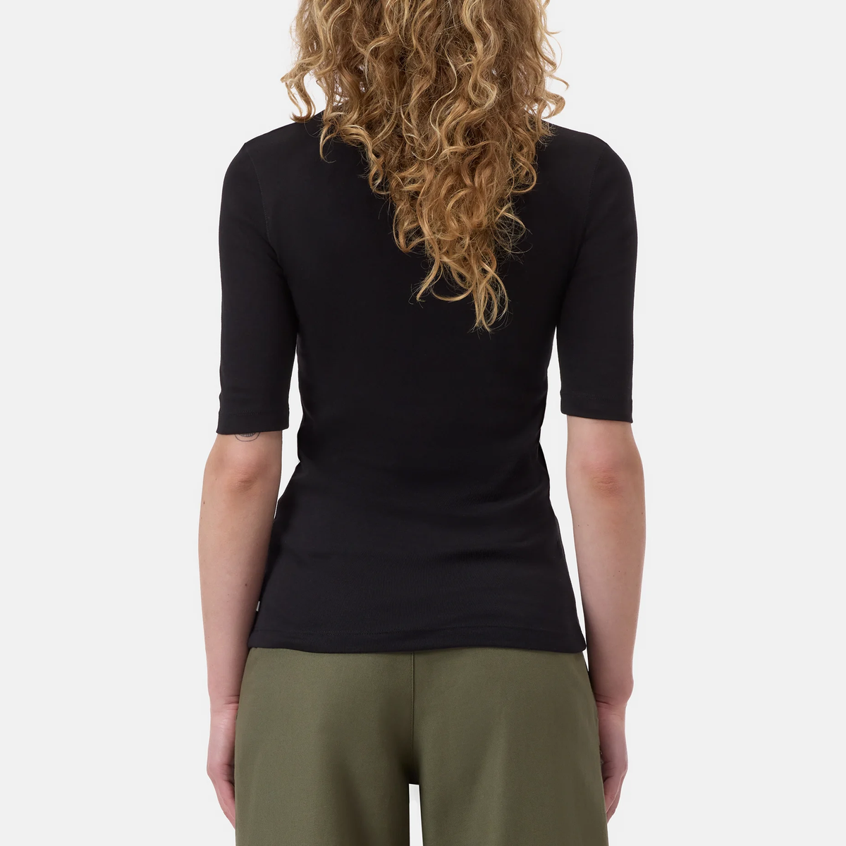 CLOSED T-Shirt mit Modal - Black