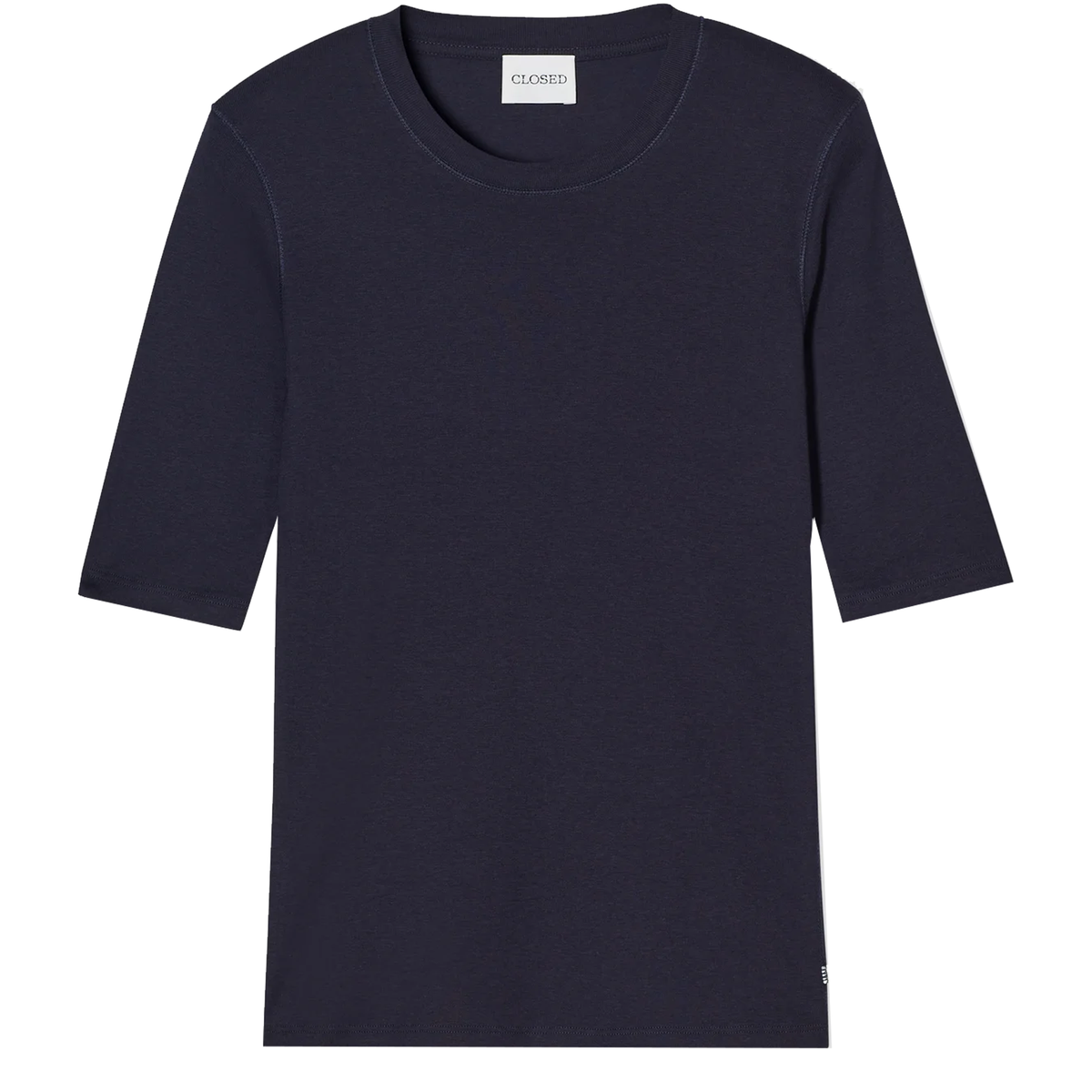 CLOSED T-Shirt mit Modal - Dark Navy