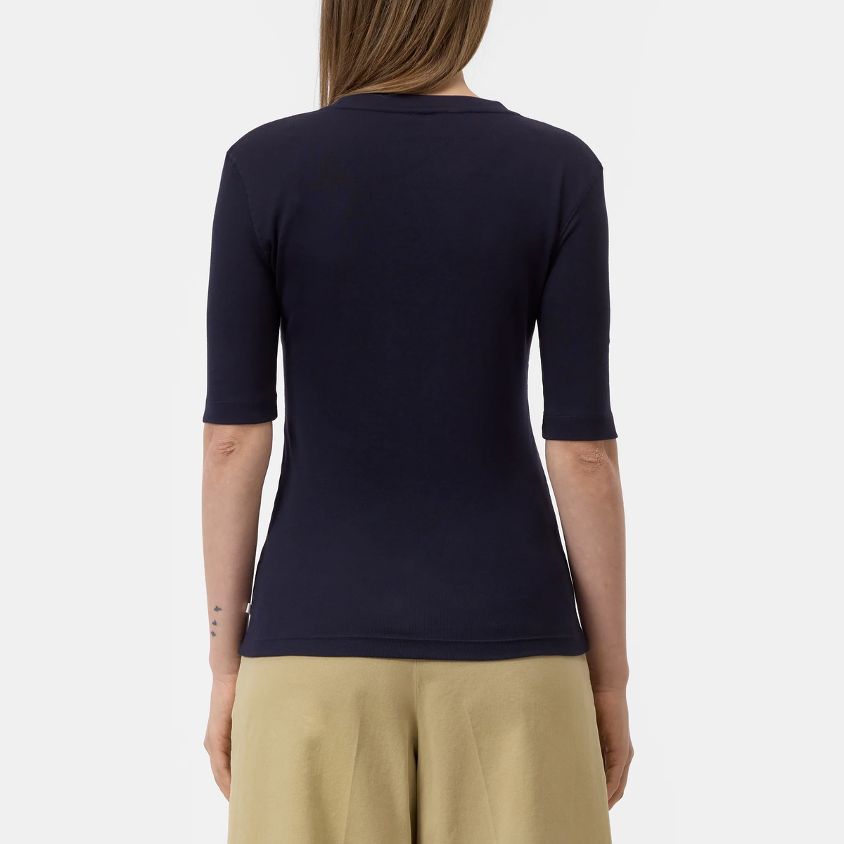 CLOSED T-Shirt mit Modal - Dark Navy