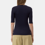 CLOSED T-Shirt mit Modal - Dark Navy