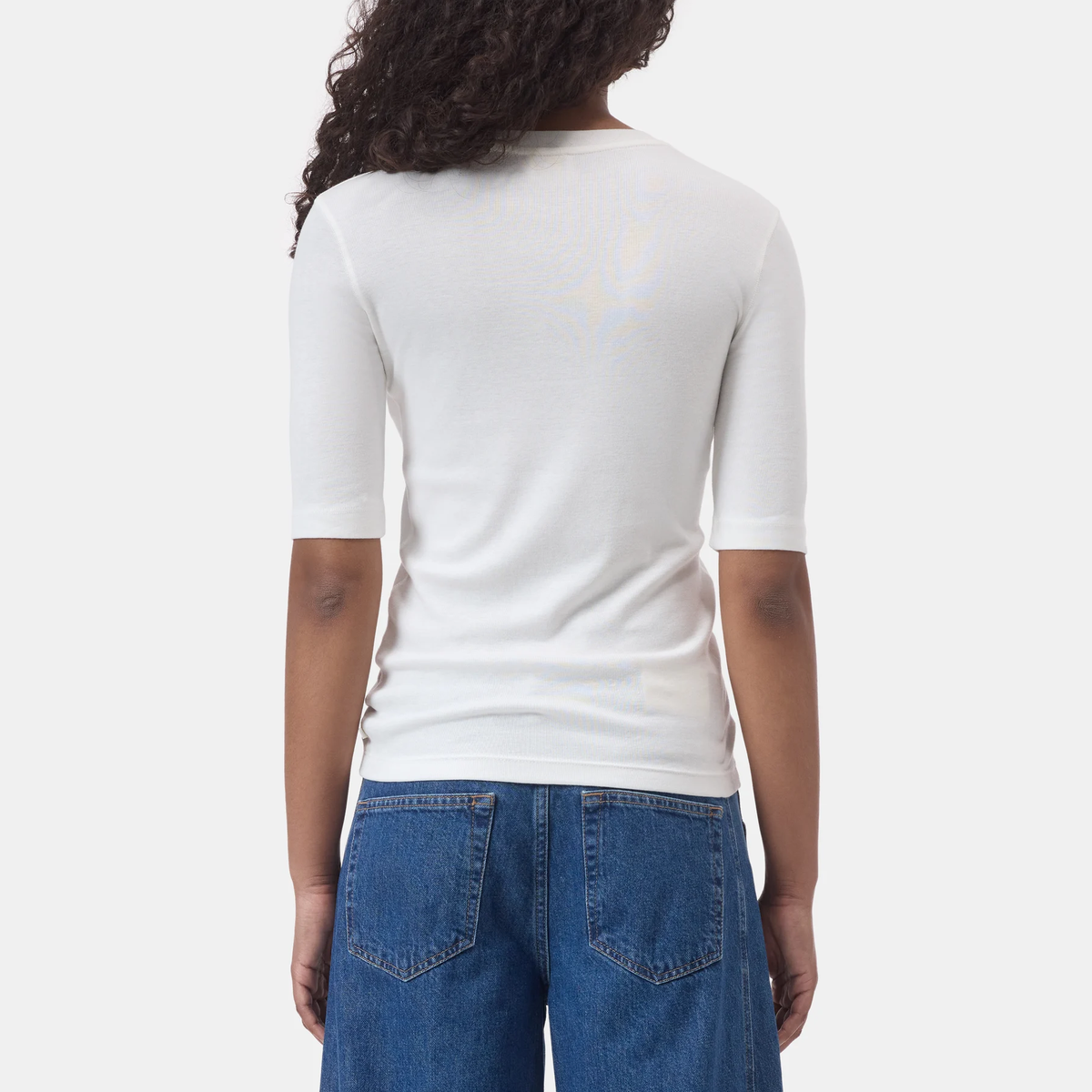 CLOSED T-Shirt mit Modal - Ivory