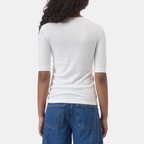 CLOSED T-Shirt mit Modal - Ivory
