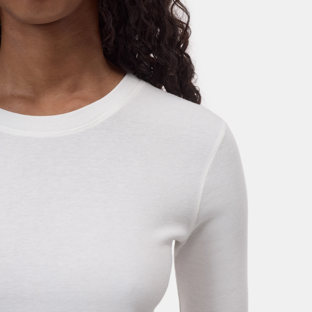CLOSED T-Shirt mit Modal - Ivory