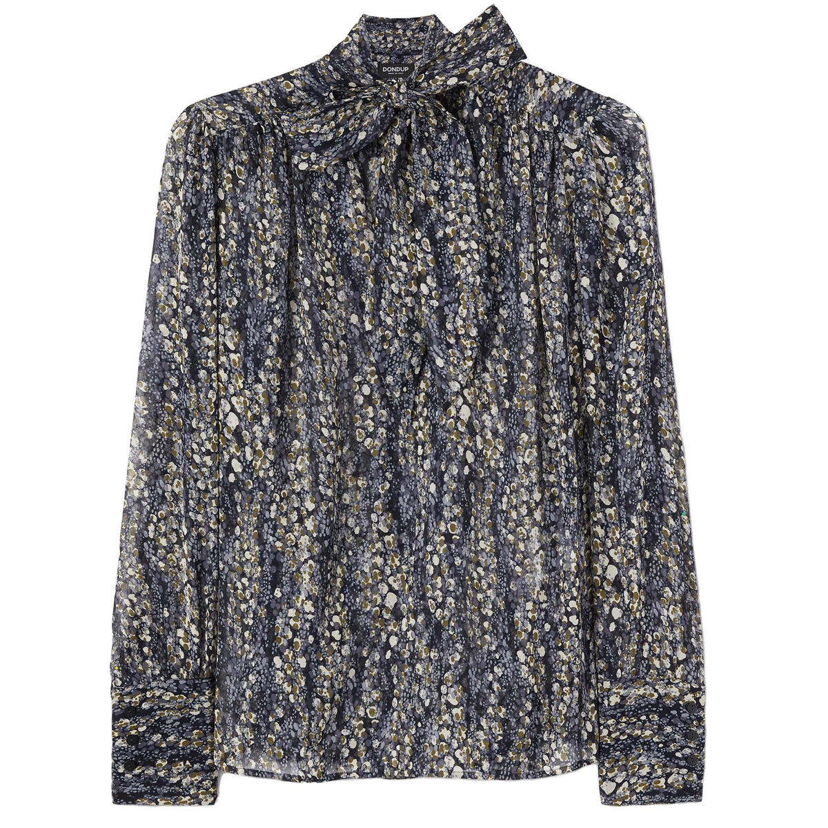 dondup-schluppenbluse-bluse-blau-beige-gemustert-dc325-999-1