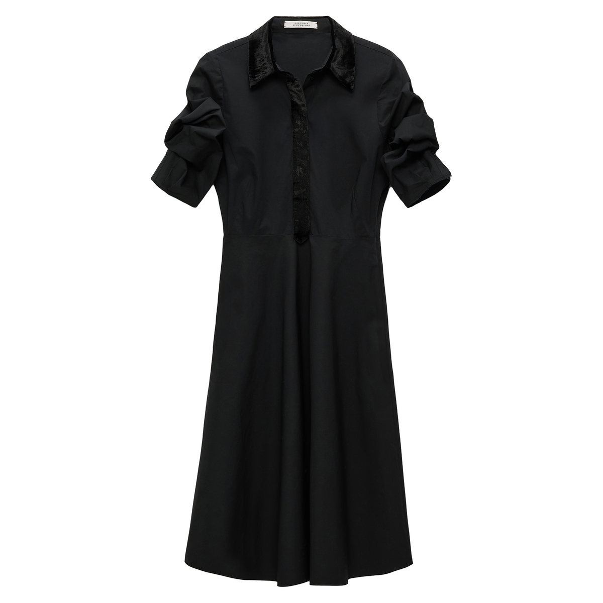 dorothee-schumacher-damen-kleid-poplin-power-schwarz-black-248234-999-1