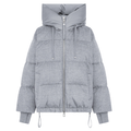 DUNO Daunenjacke HEKA mit Kapuze - Grau