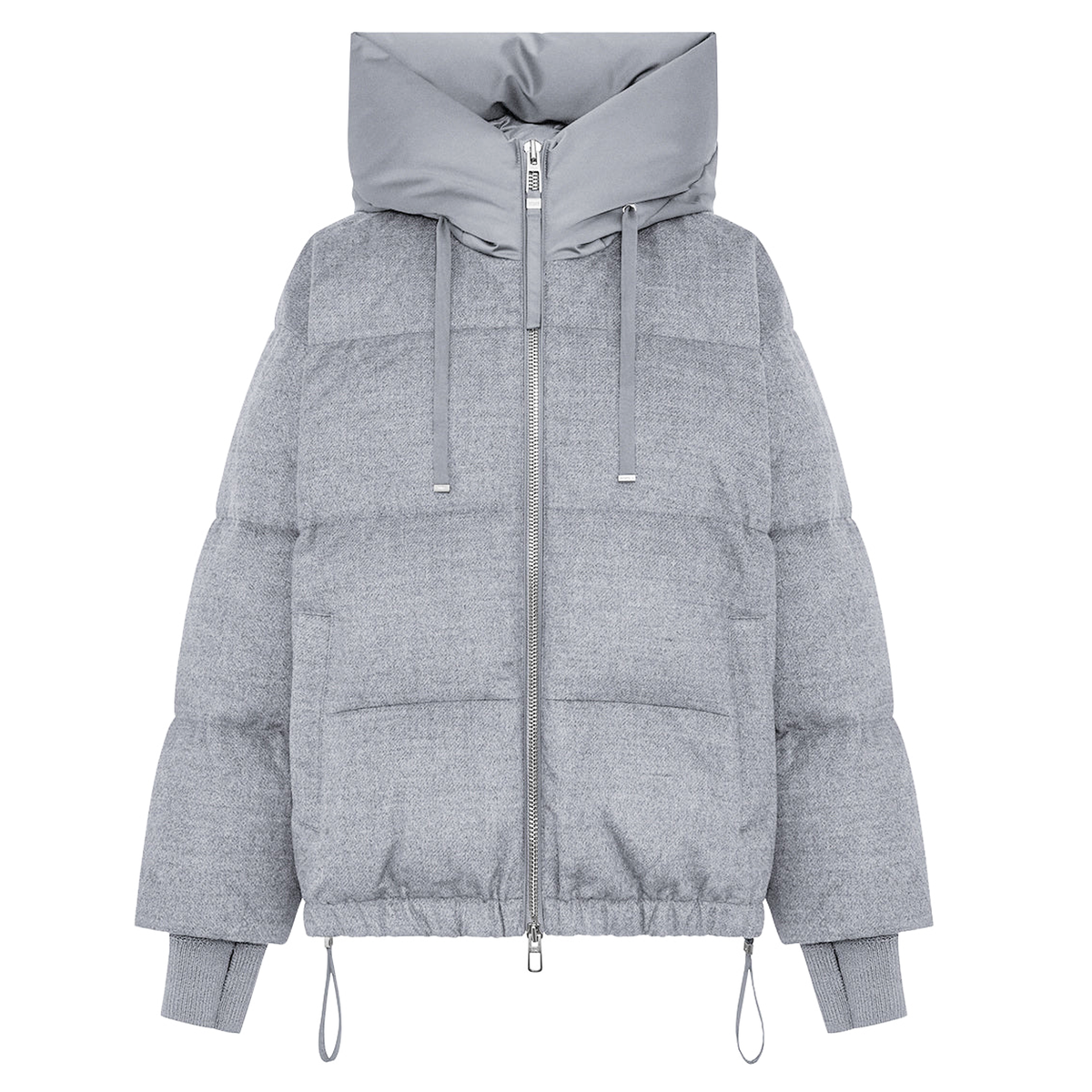 DUNO Daunenjacke HEKA mit Kapuze - Grau