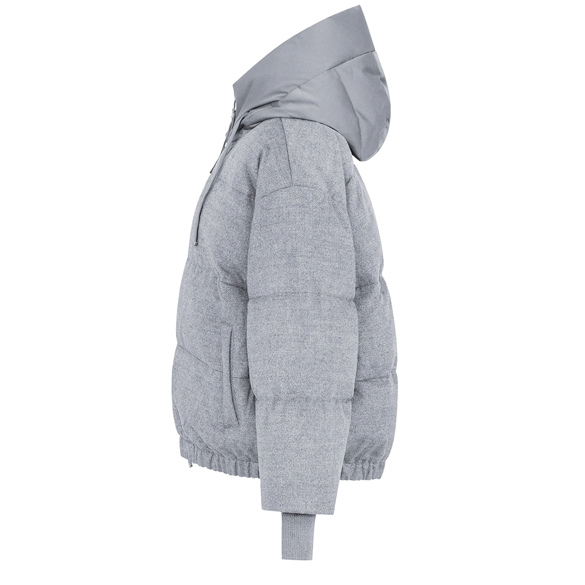 DUNO Daunenjacke HEKA mit Kapuze - Grau