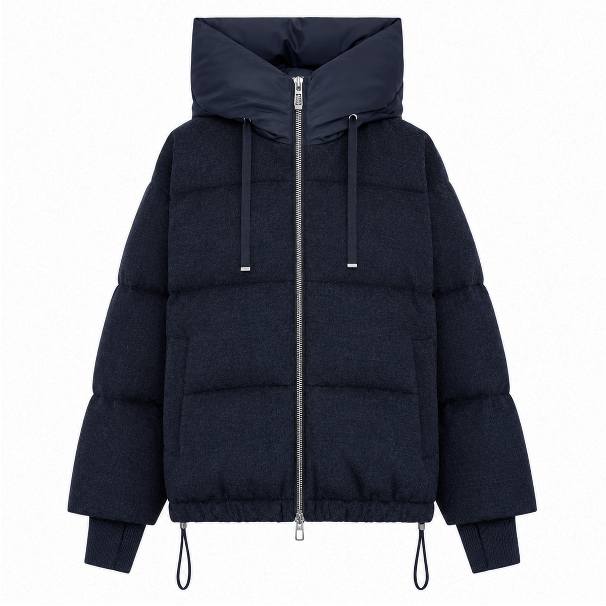 DUNO Daunenjacke HEKA mit Kapuze - Blau