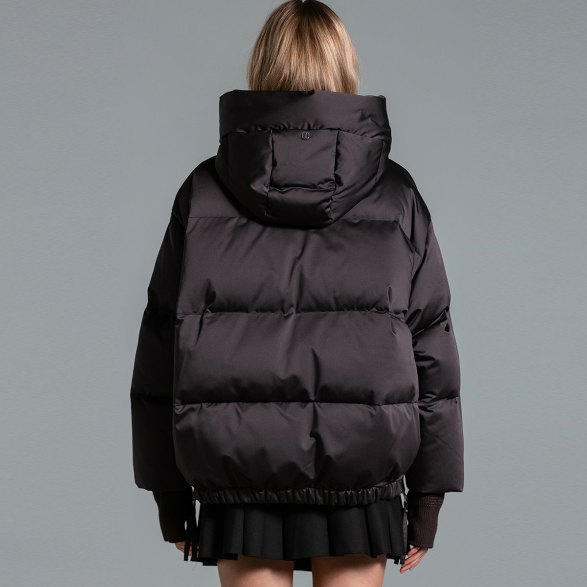 DUNO Daunenjacke HEKA mit Kapuze - Braun