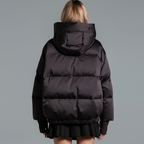 DUNO Daunenjacke HEKA mit Kapuze - Braun