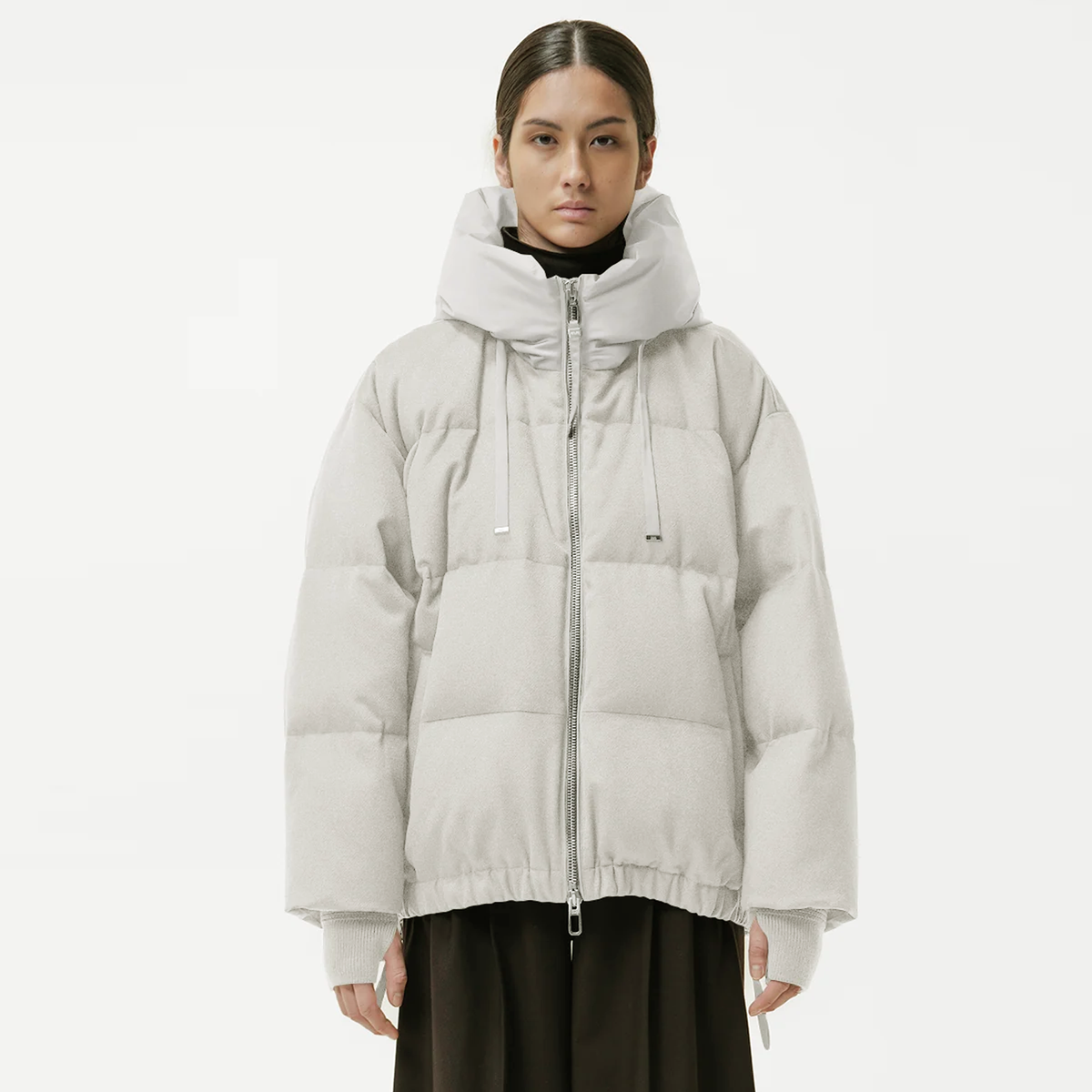 DUNO Daunenjacke HEKA mit Kapuze - Beige