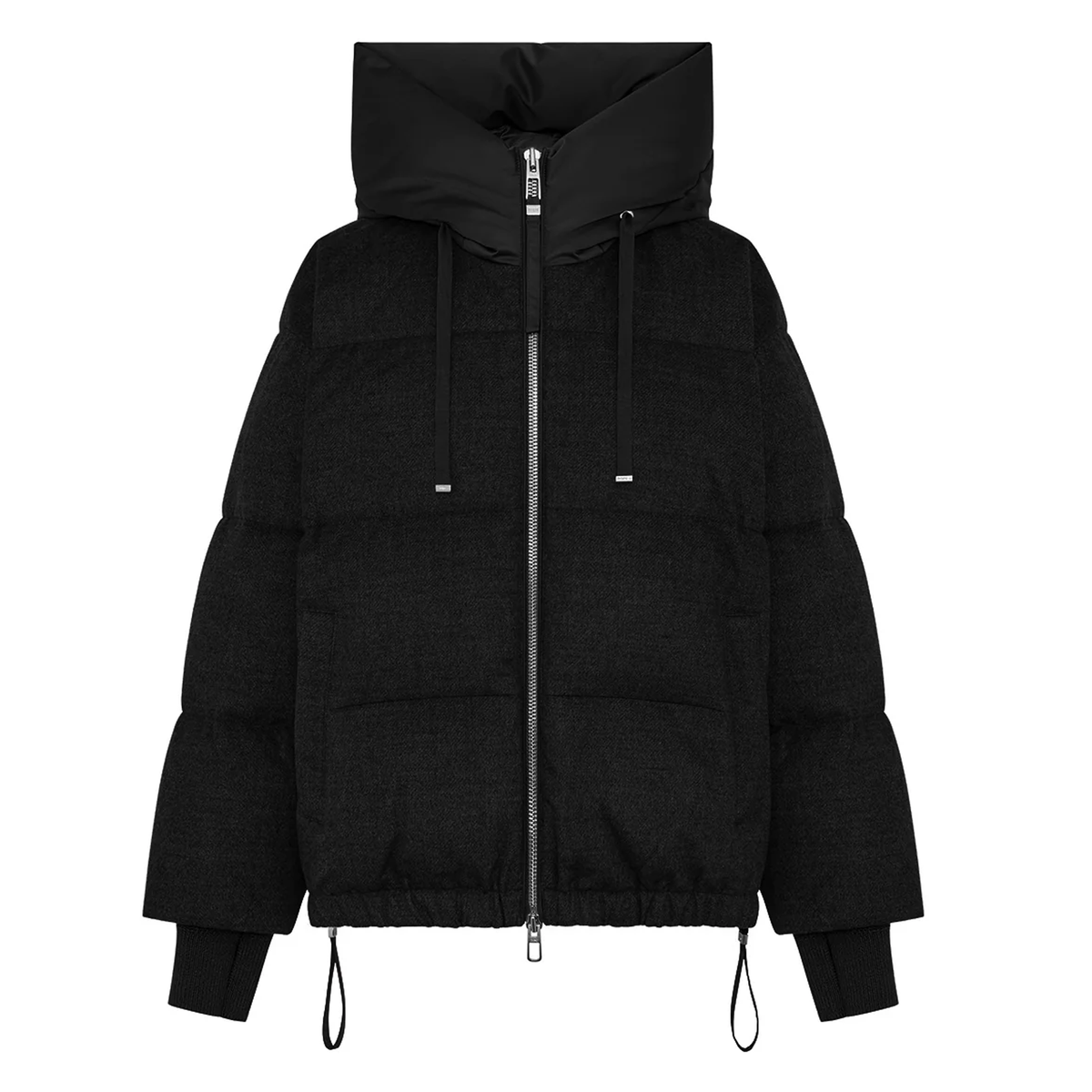 DUNO Daunenjacke HEKA mit Kapuze - Schwarz