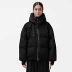 DUNO Daunenjacke HEKA mit Kapuze - Schwarz