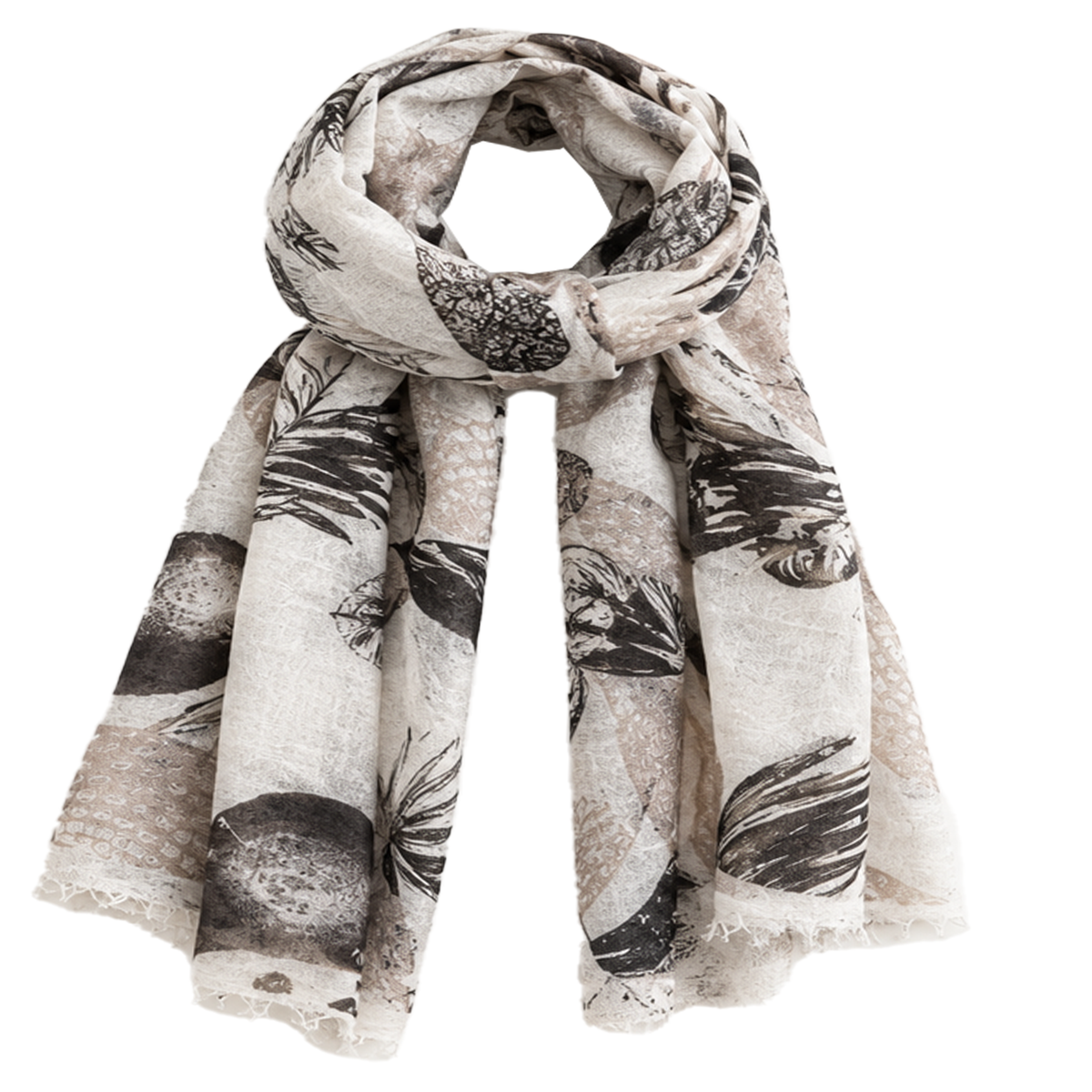 FRIENDLY HUNTING Tuch GARDEN EDEN aus Kaschmir - Beige