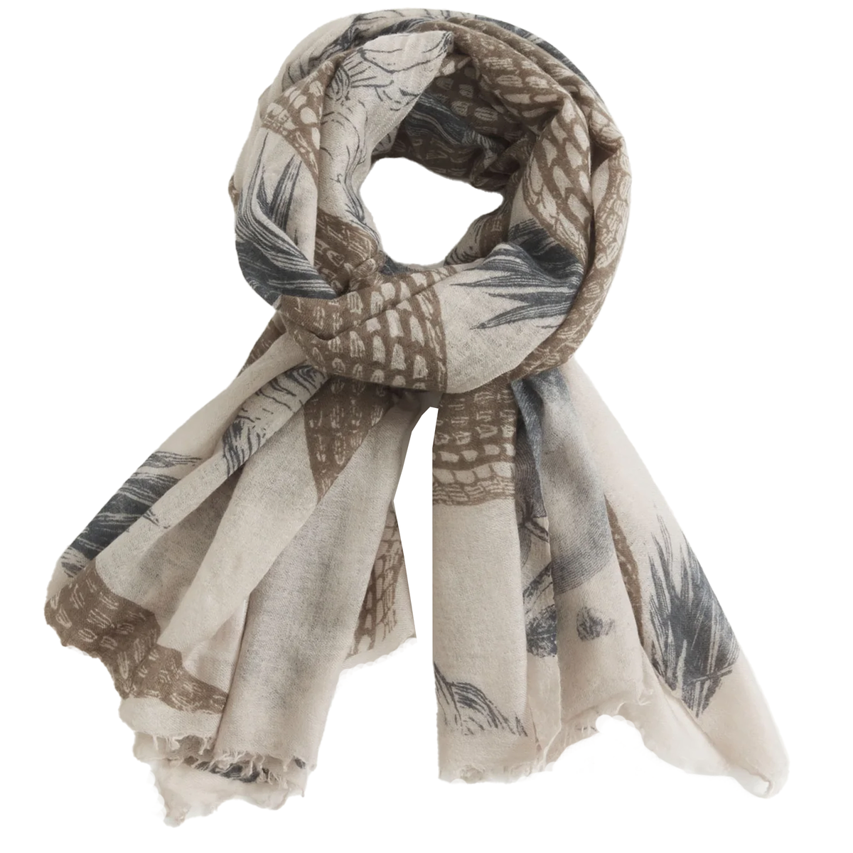 FRIENDLY HUNTING Tuch GARDEN EDEN aus Kaschmir - Beige
