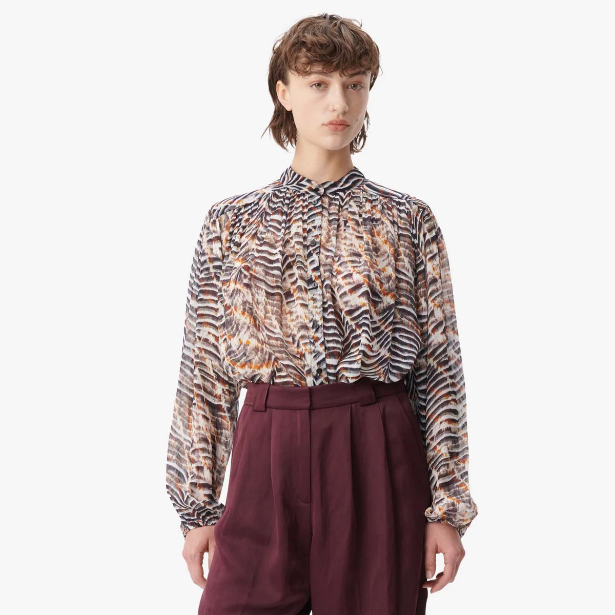 lala-berlin-bluse-baylin-beige-gemustert-animal-print-zebra-shibori-1073-52990-2