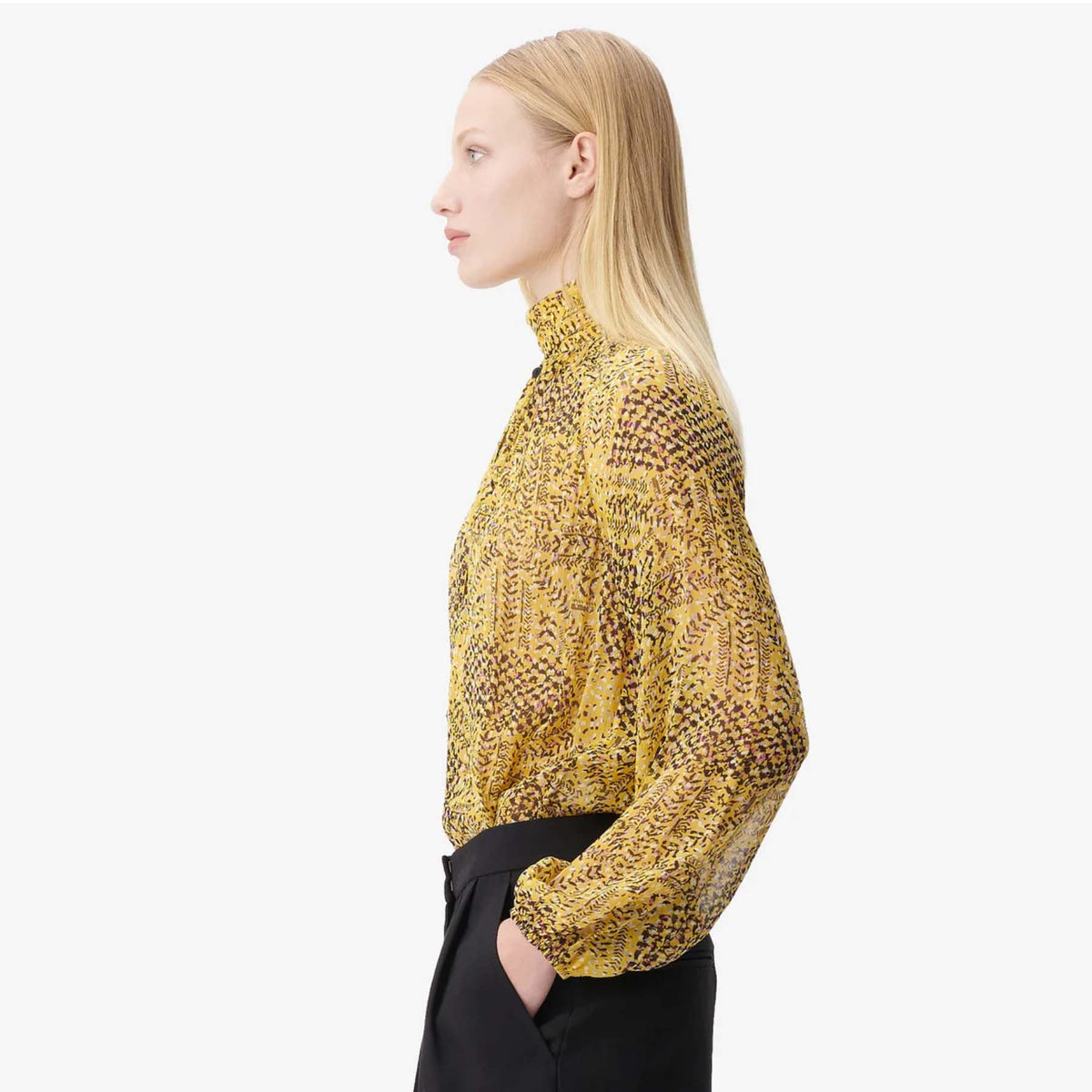 lala-berlin-bluse-brooks-gelb-gemustert-heritage-star-yellow-4