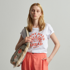 LALA BERLIN T-Shirt CARA aus Baumwolle - Weiß – Foto 2